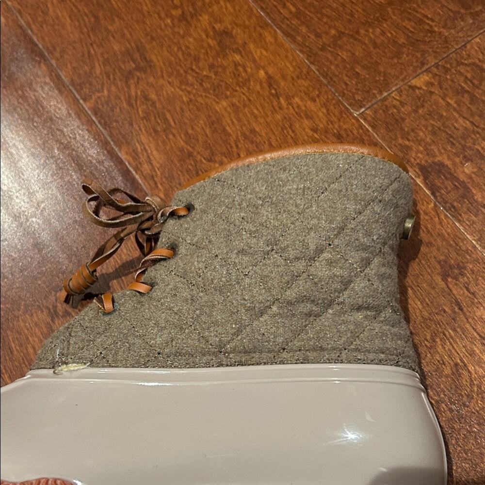 Seven7 Taupe Wool Goose Boot Women's Quilted Duck Boots, Size 11 - Picture 7 of 16